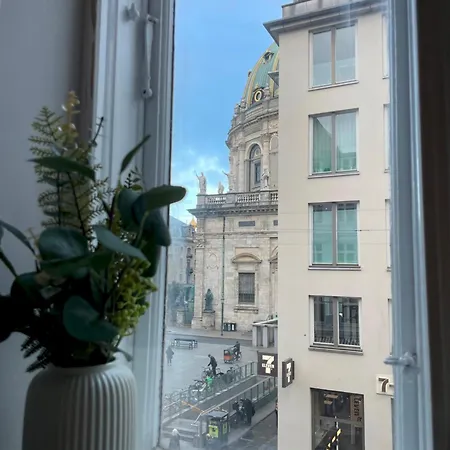 Apartmán Stylish - View Of The Marble Church Kodaň